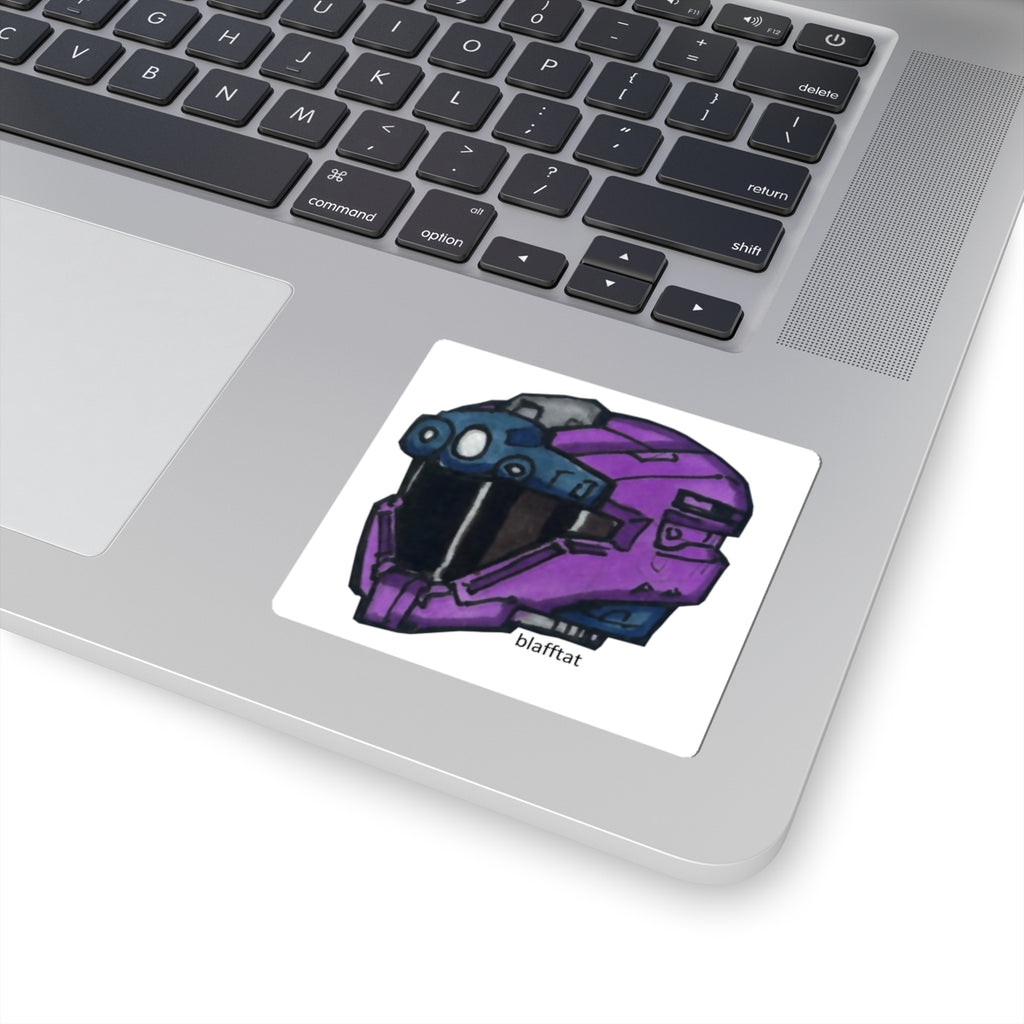 Halo Purple Operator Helmet Sticker