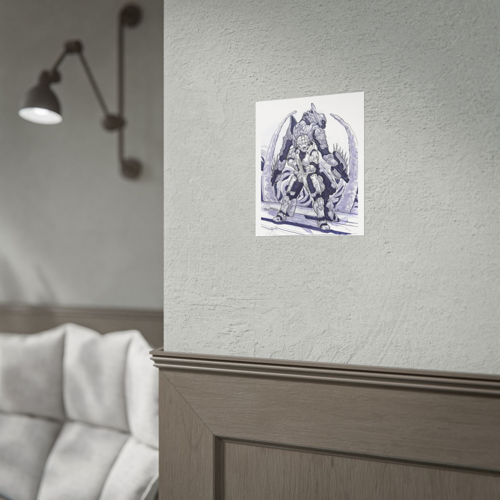 Halo 3 Chief and Arbiter Print