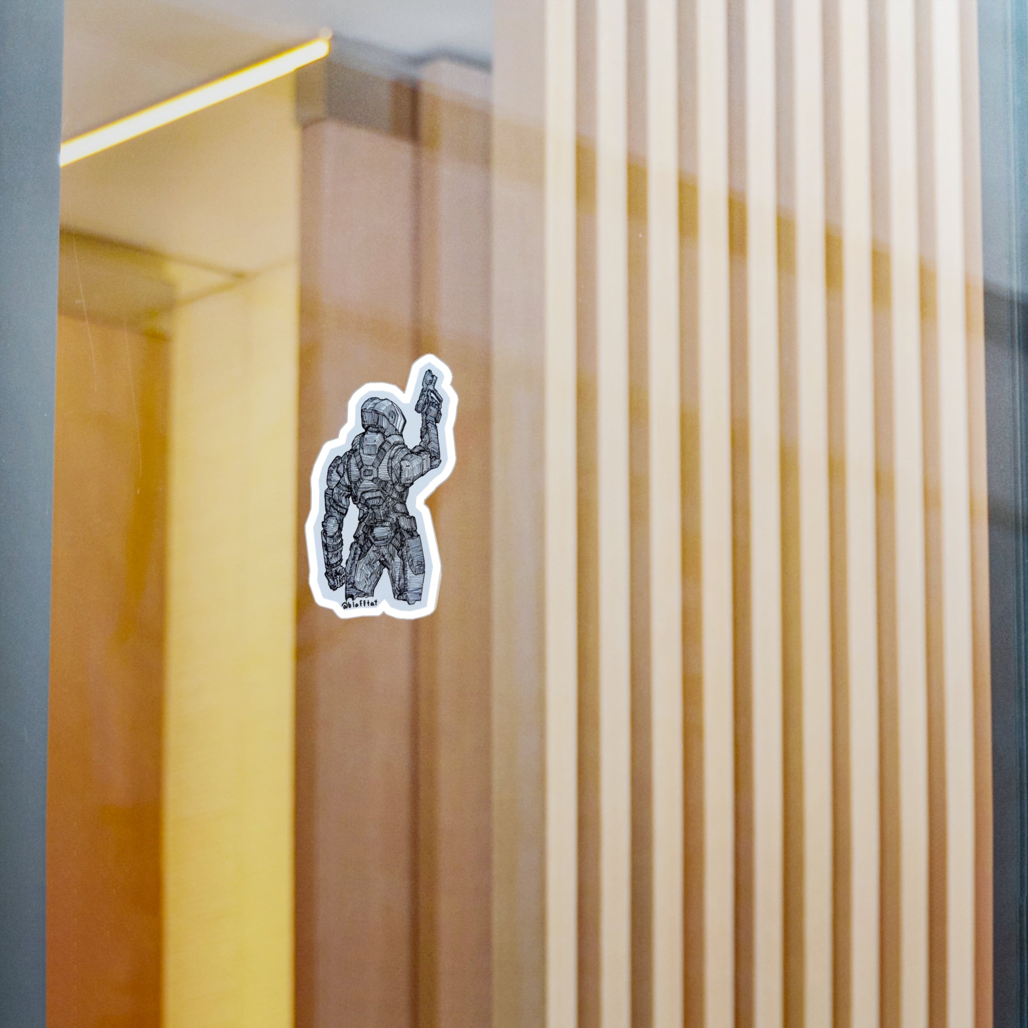 Halo Mirage Spartan Sticker