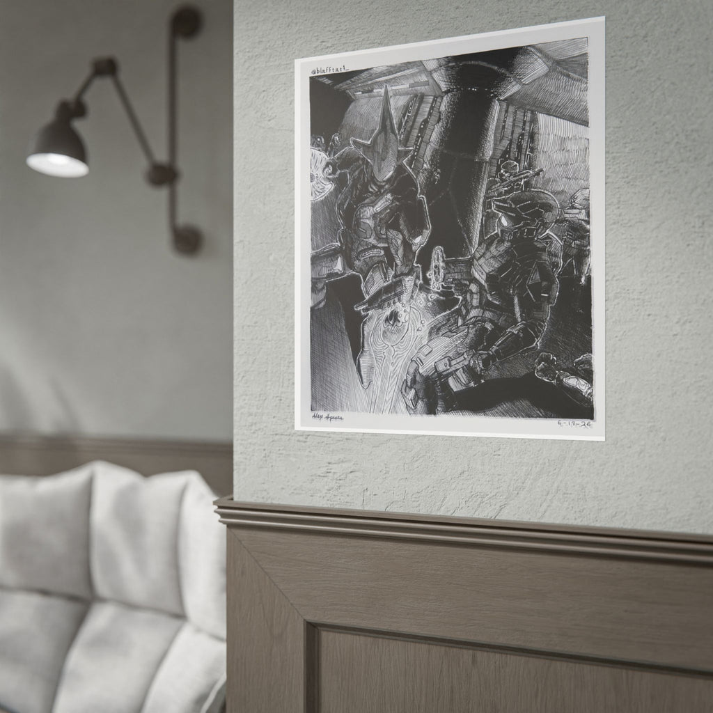 Halo Campaign Evolved Sword Print