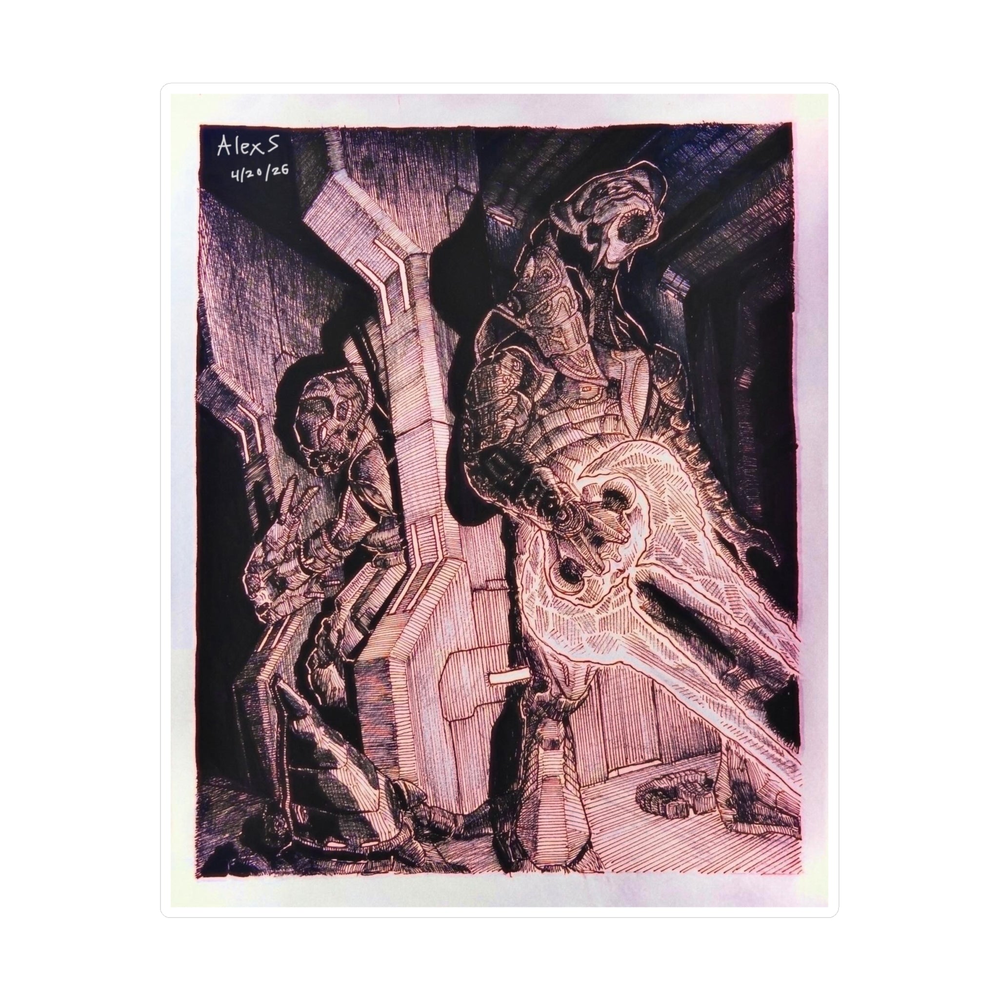 Halo Arbiter and Sesa Sticker