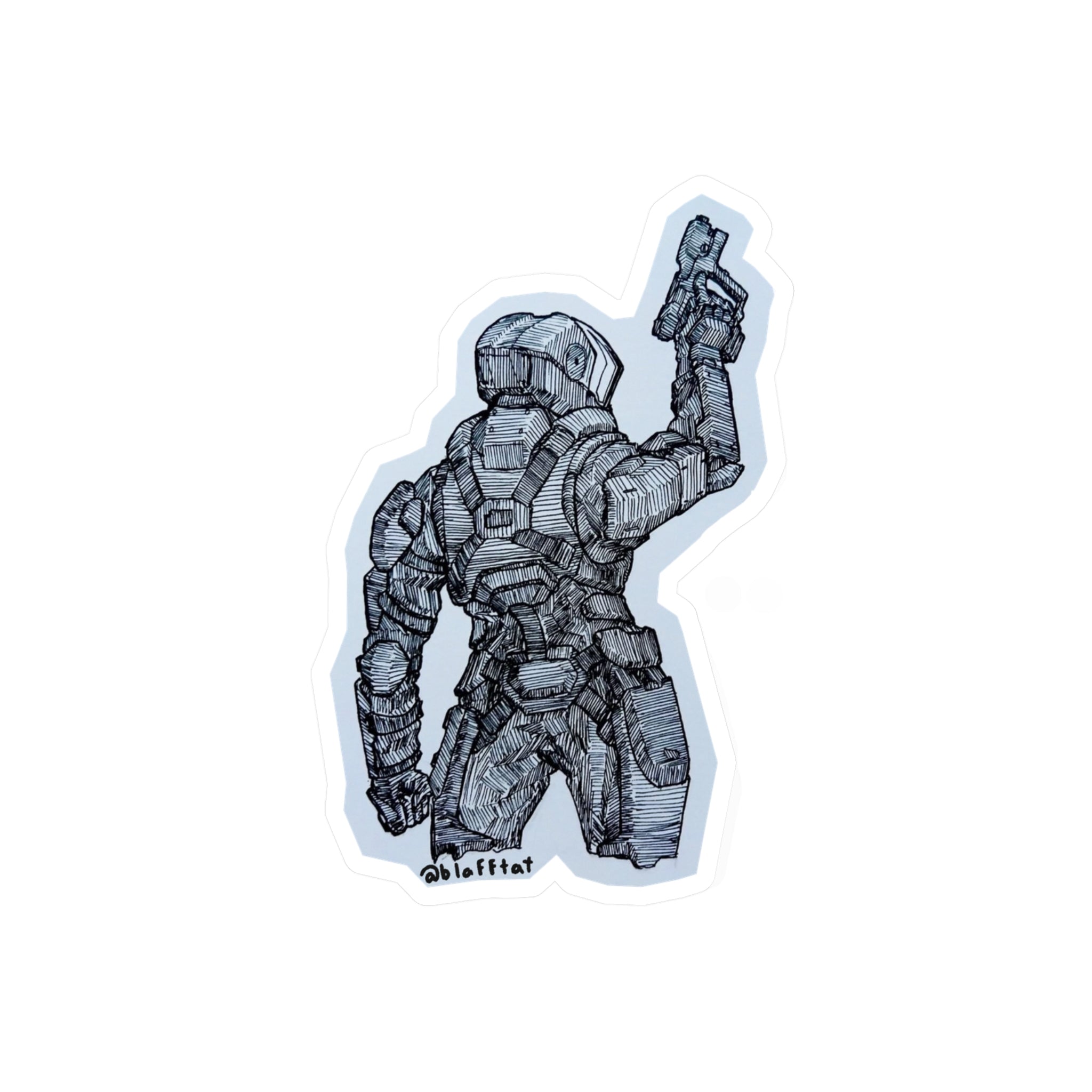 Halo Mirage Spartan Sticker