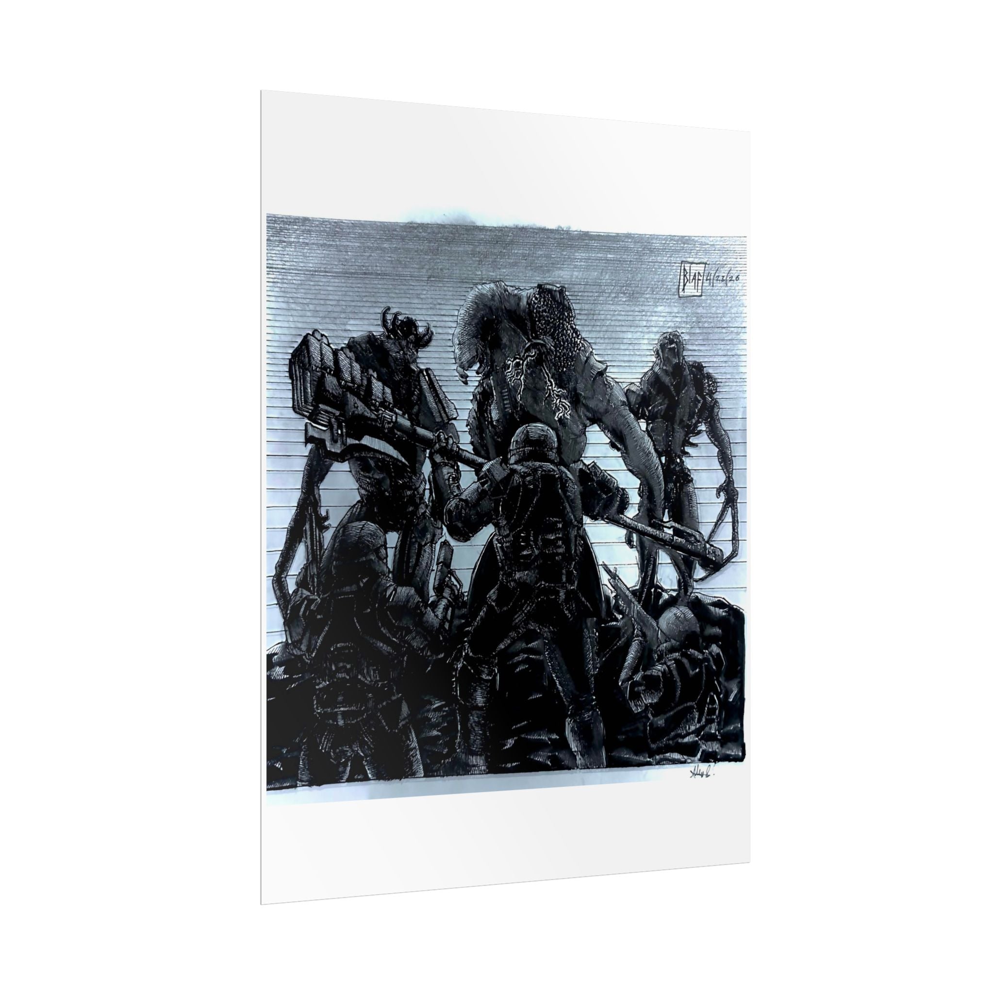 Halo ODST Versus FLOOD Print