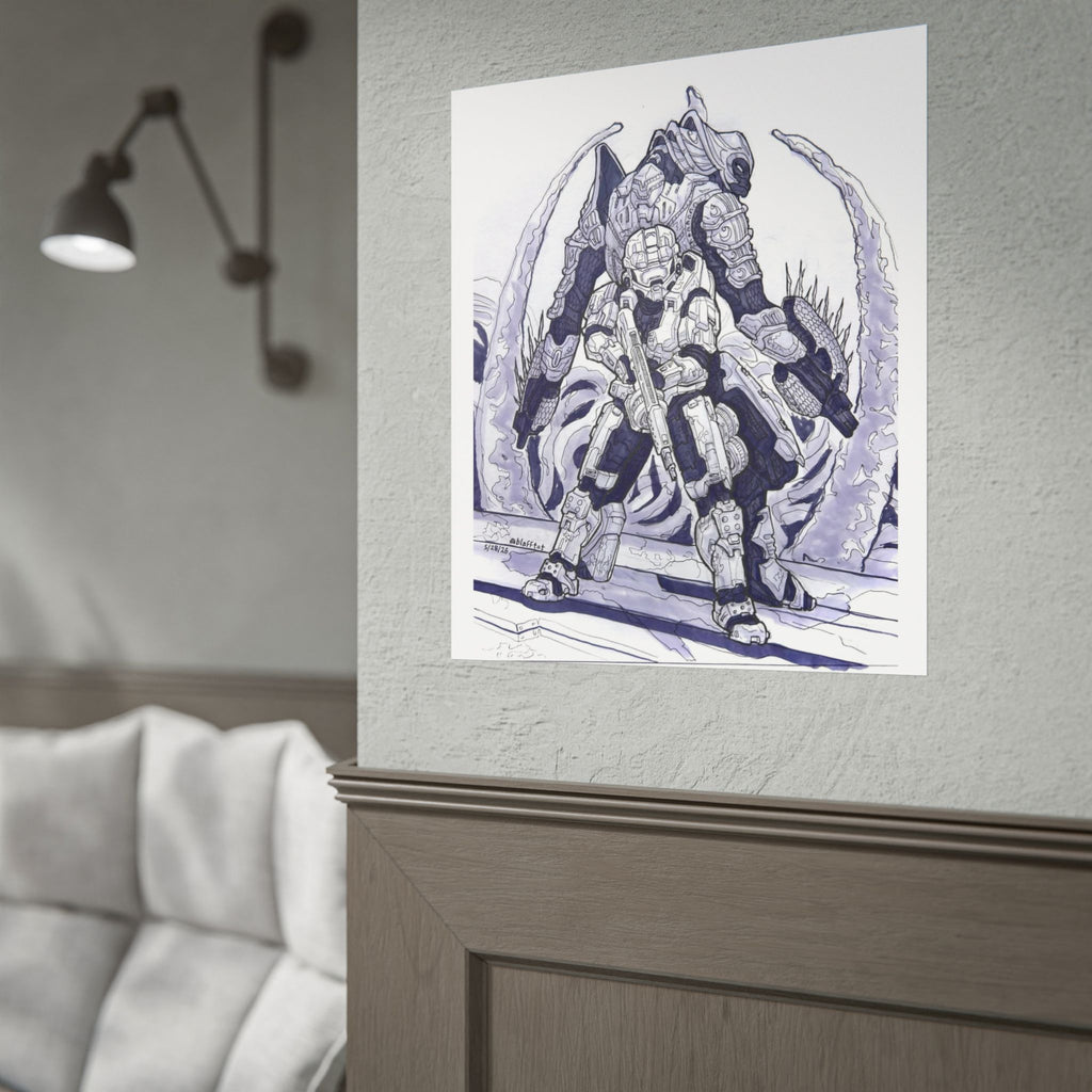 Halo 3 Chief and Arbiter Print