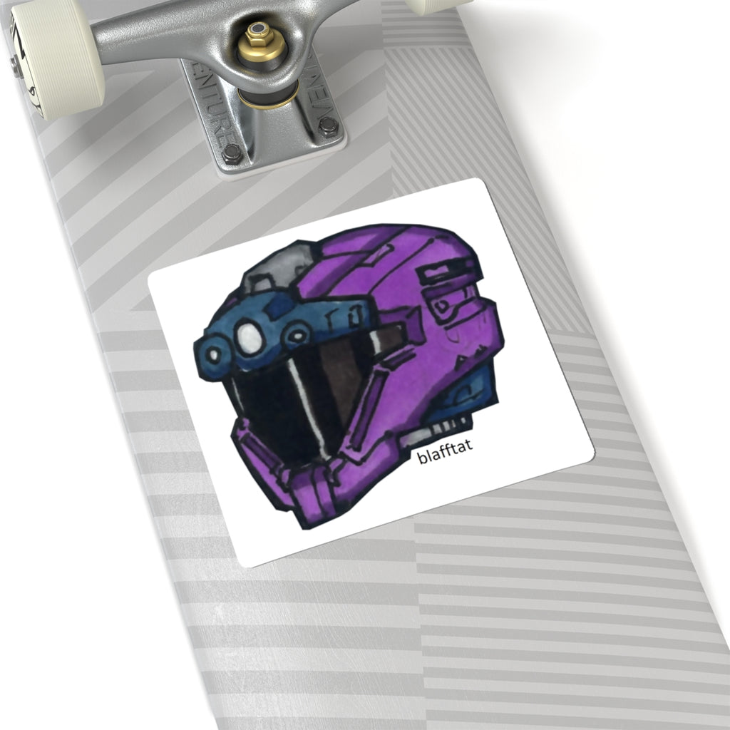 Halo Purple Operator Helmet Sticker