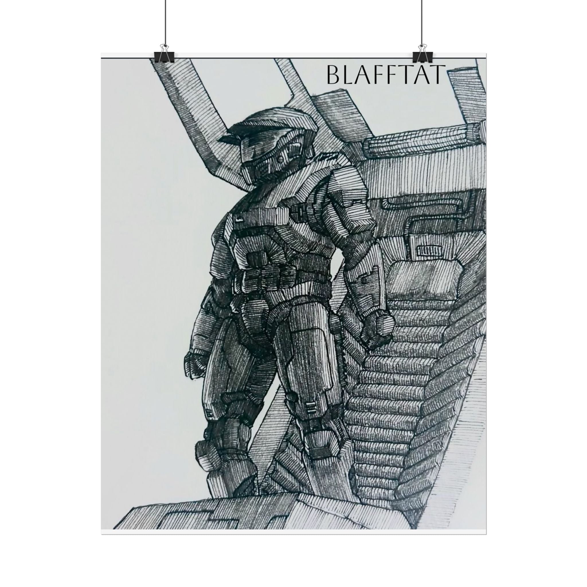 Halo Combat Evolved Master Chief Print