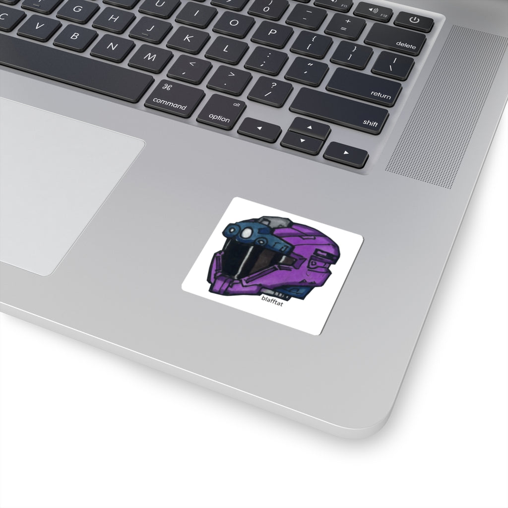 Halo Purple Operator Helmet Sticker