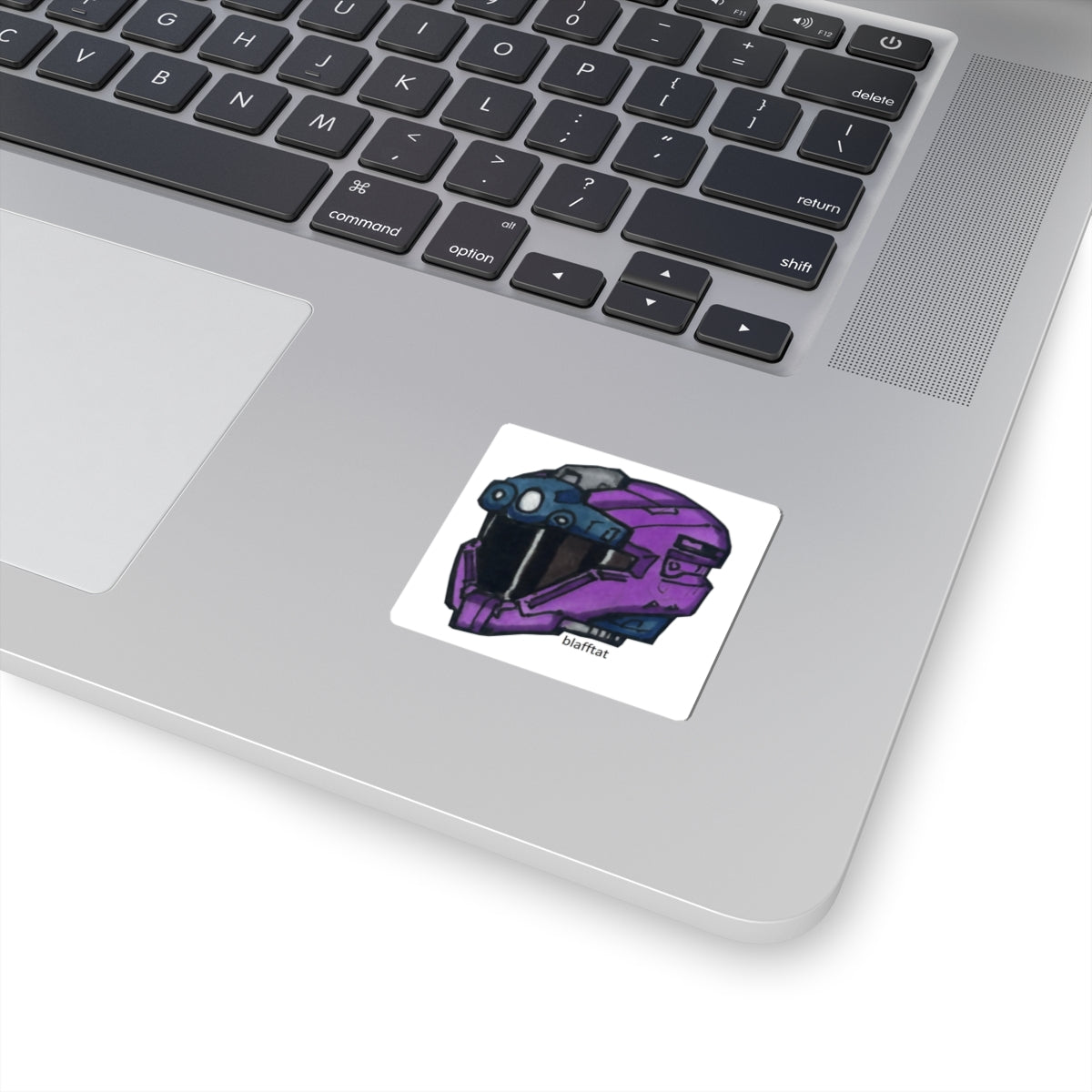 Halo Purple Operator Helmet Sticker