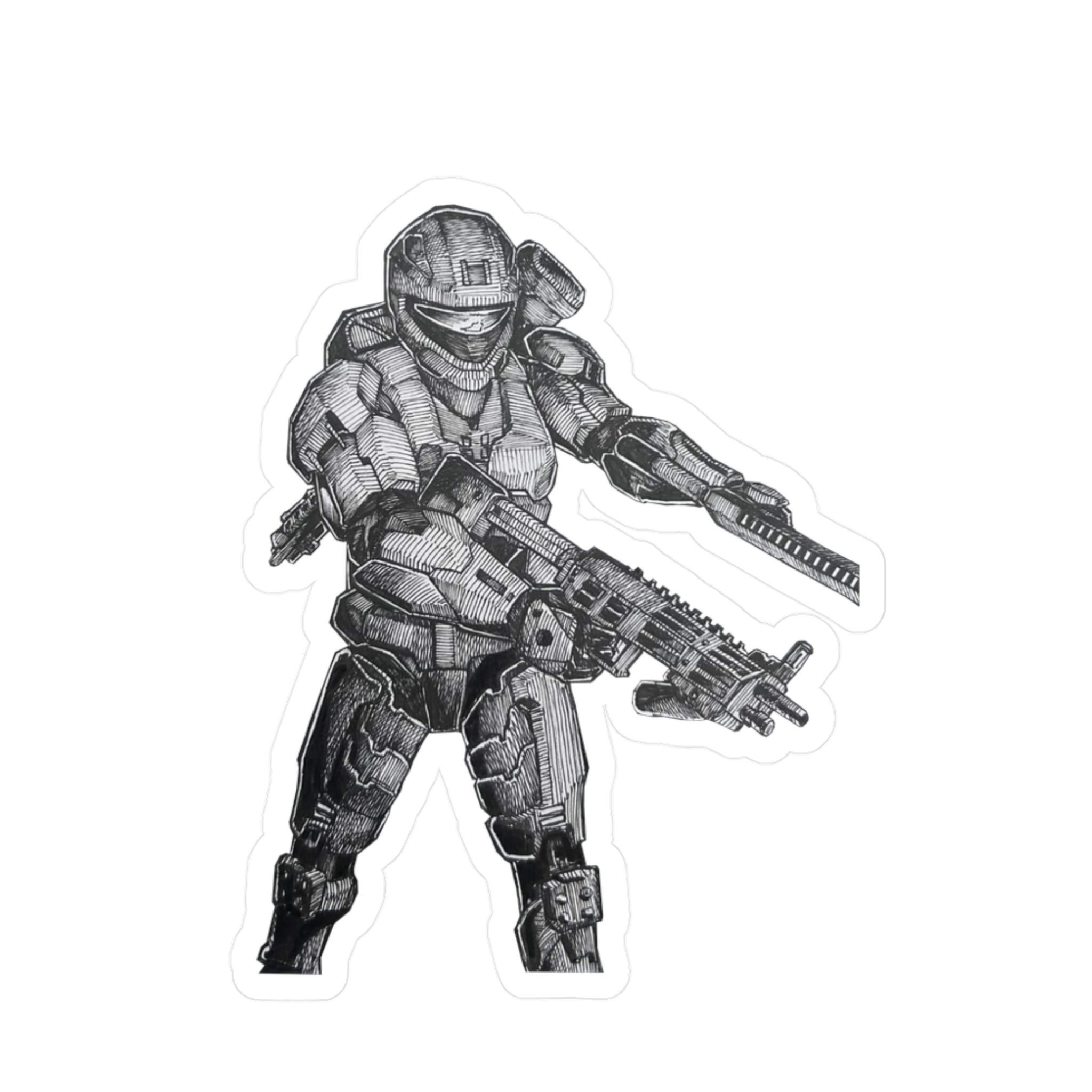 Halo Recon Spartan Sticker