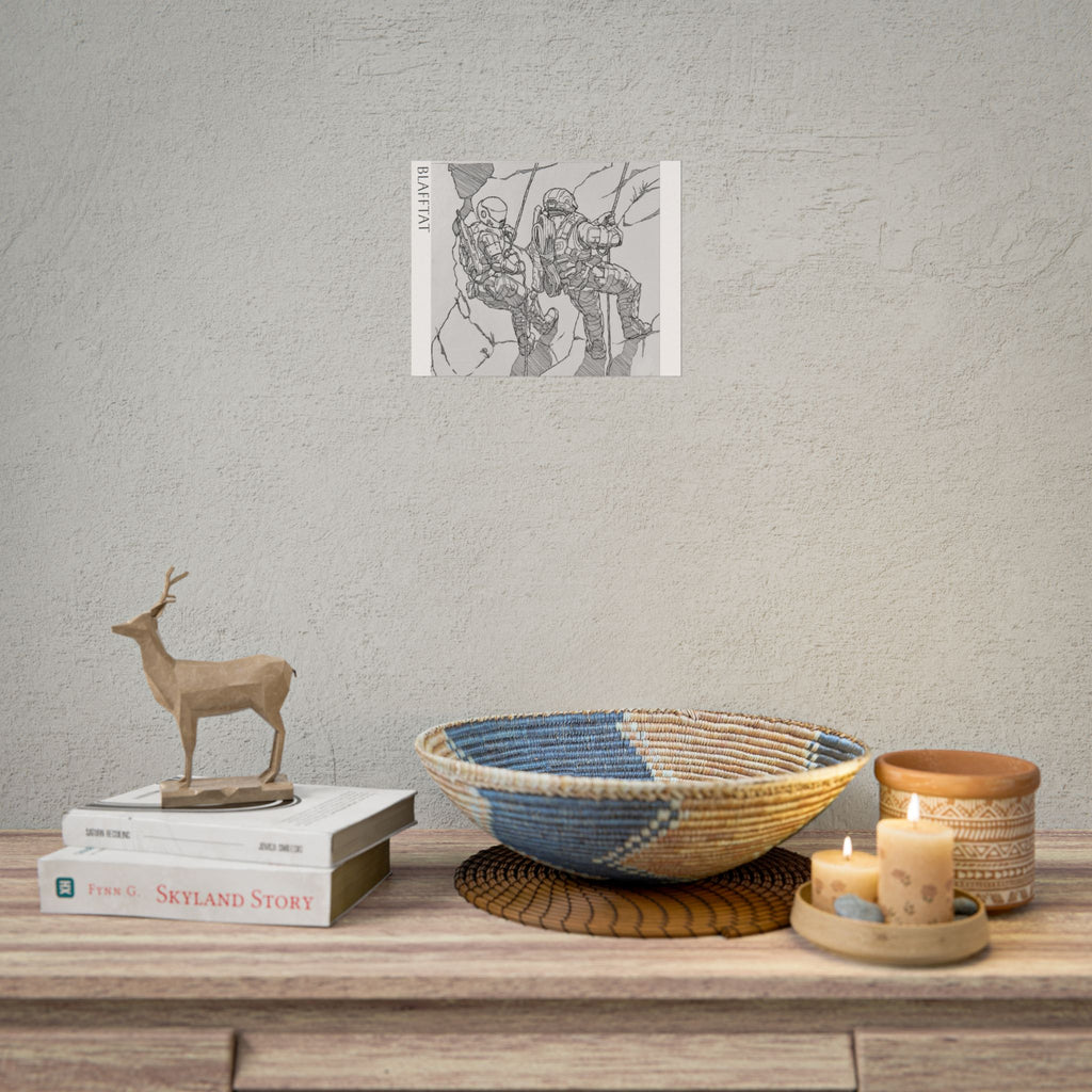Halo Rappeling Spartans Print