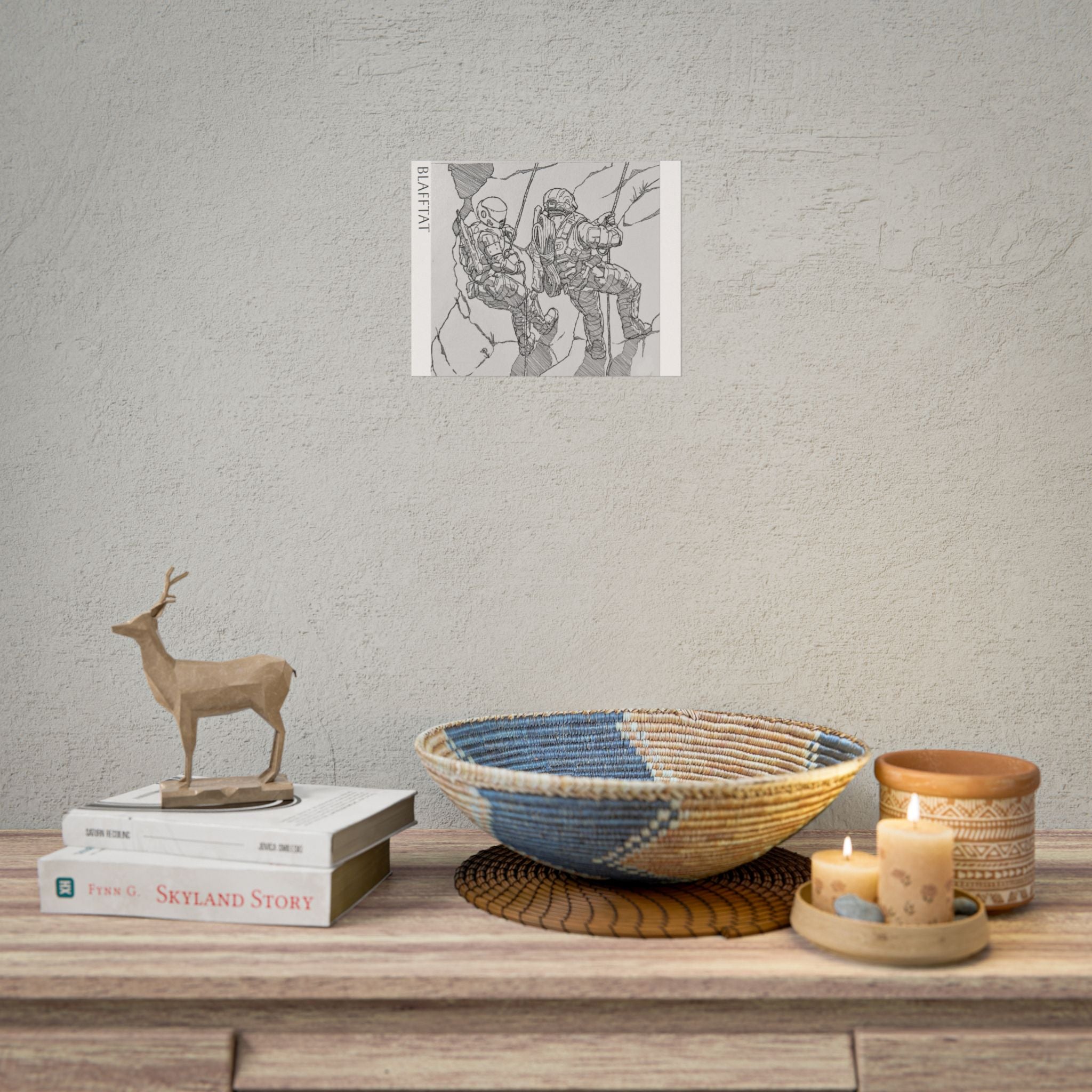 Halo Rappeling Spartans Print