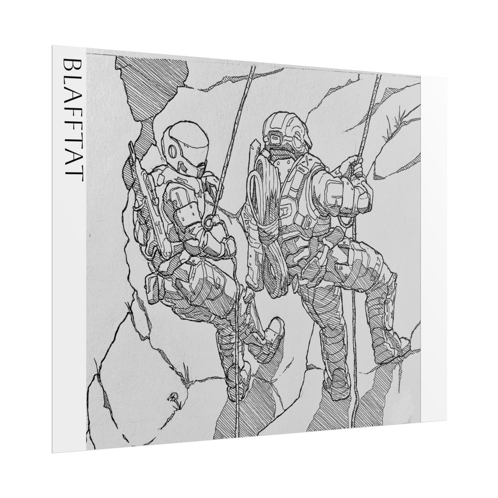 Halo Rappeling Spartans Print