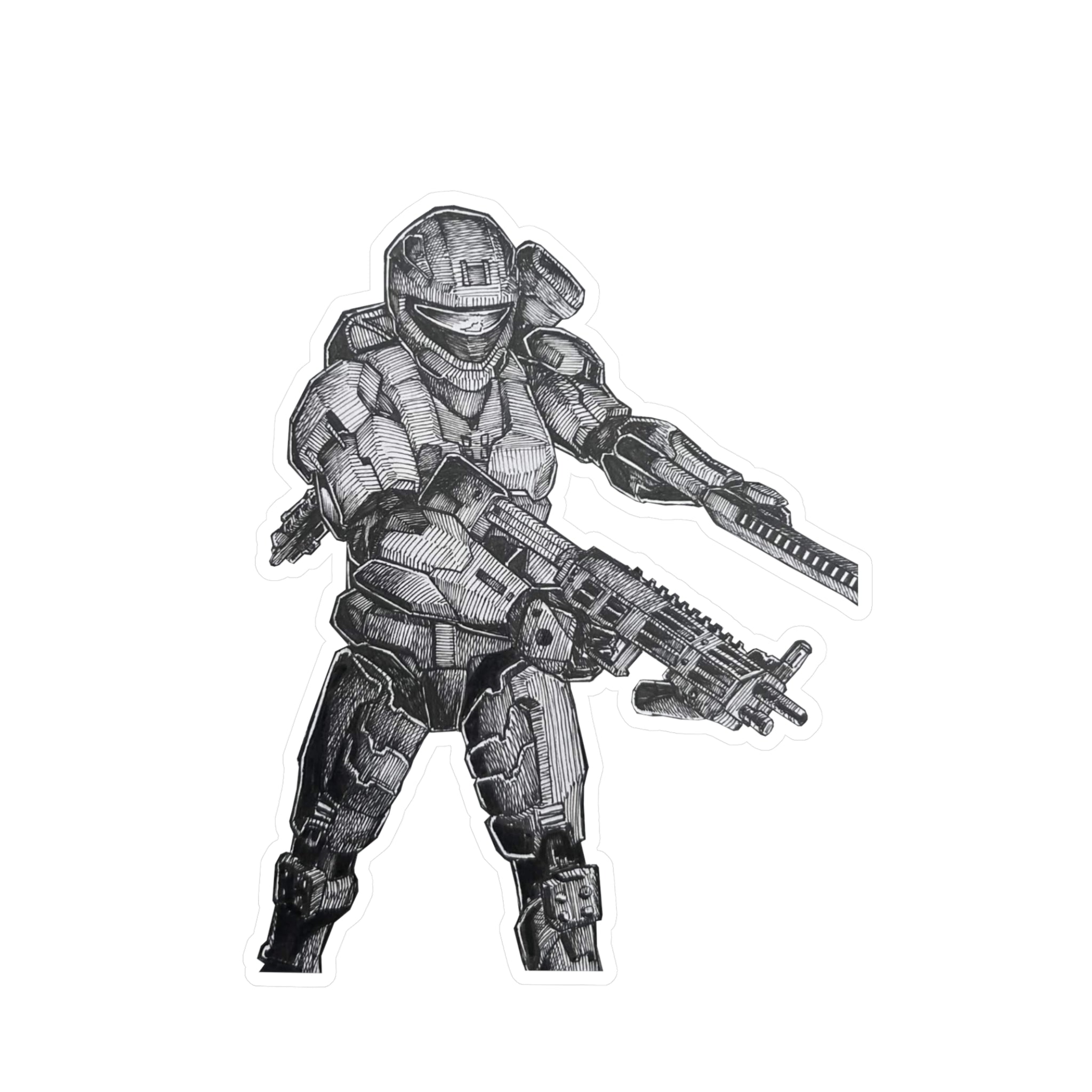 Halo Recon Spartan Sticker