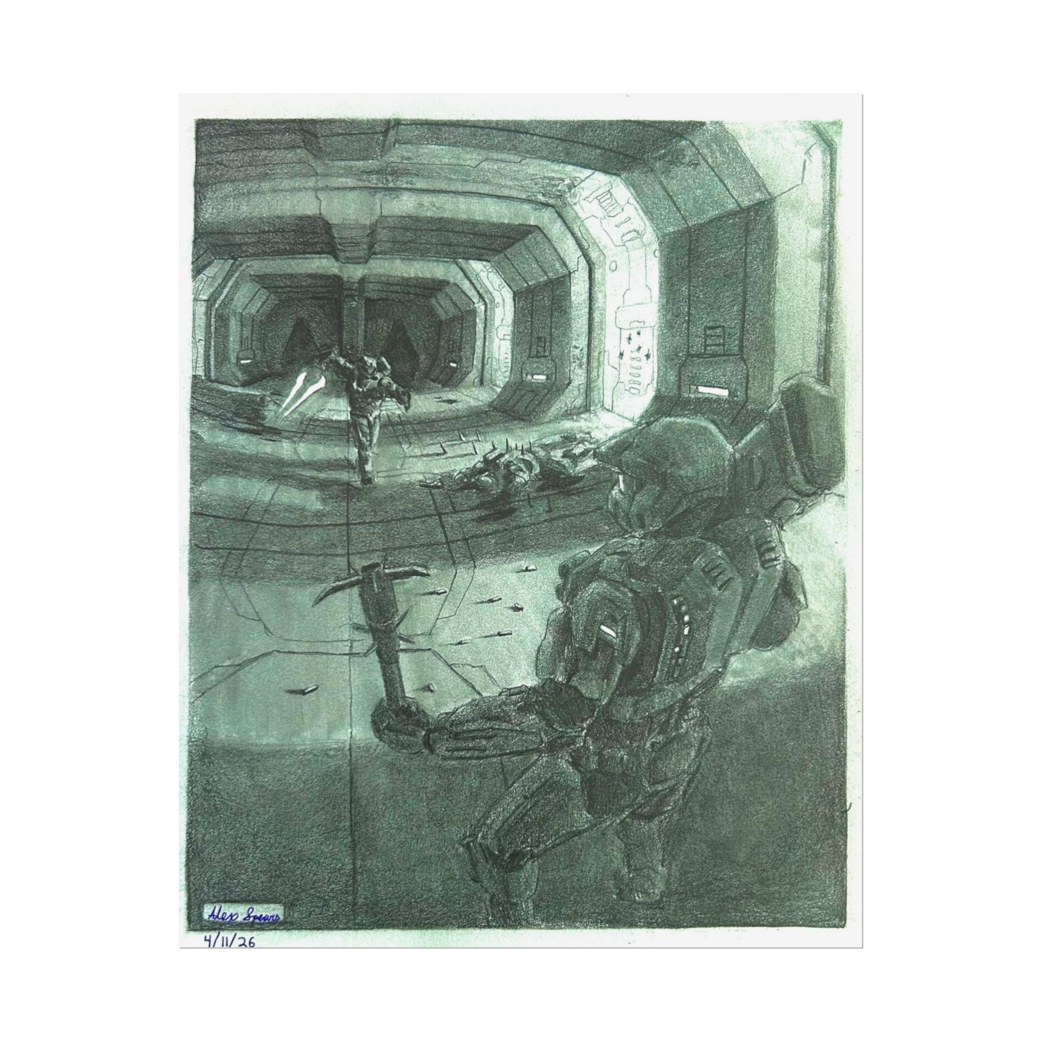 Halo One on One Print