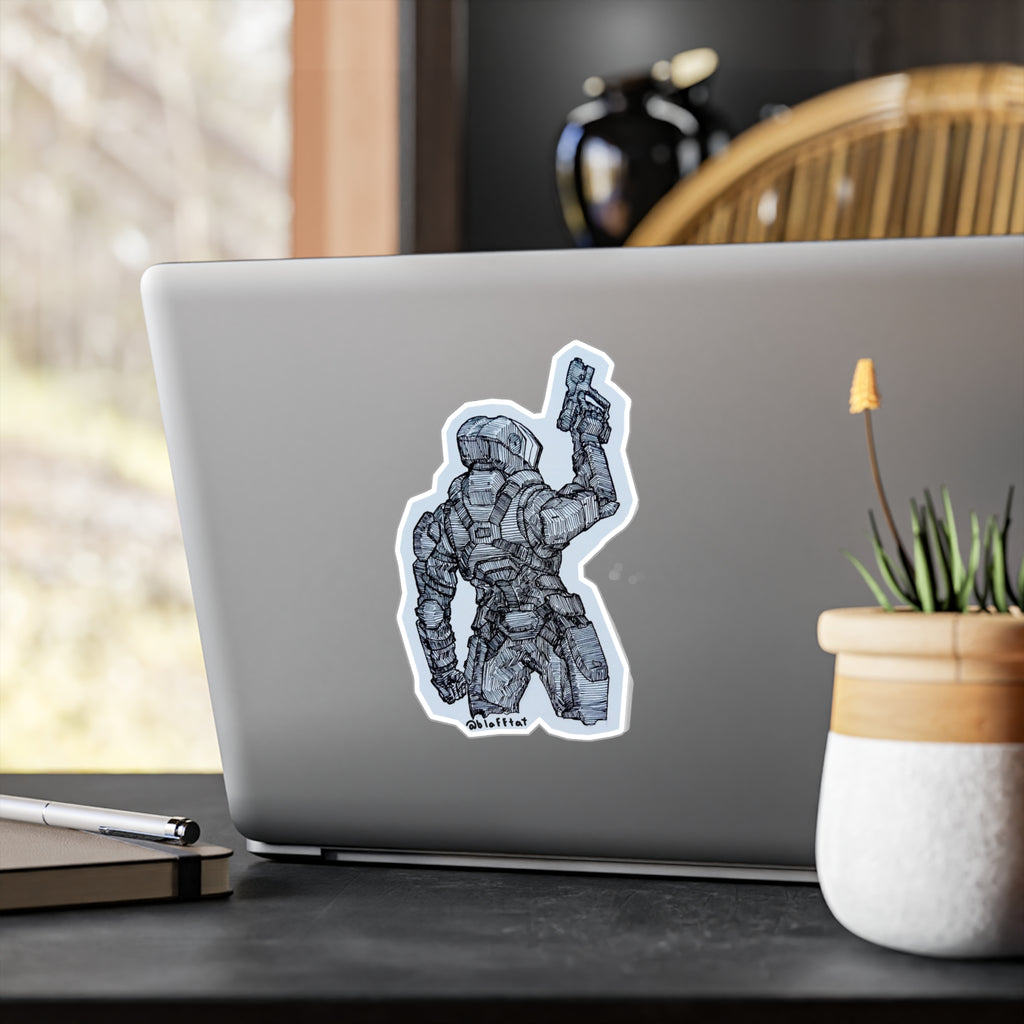 Halo Mirage Spartan Sticker