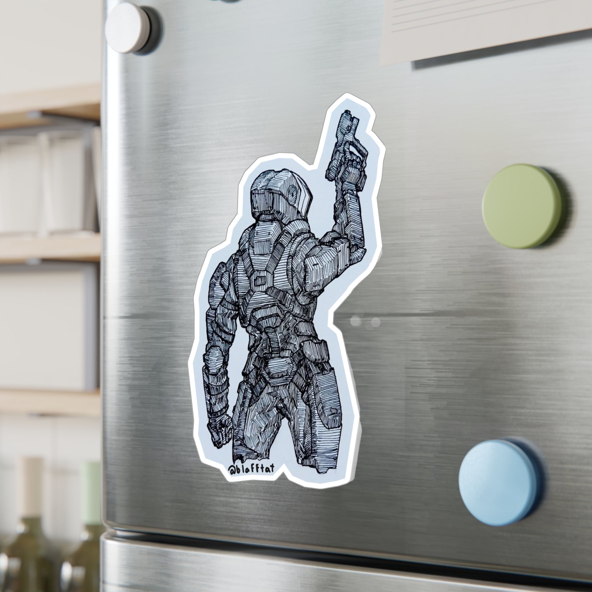 Halo Mirage Spartan Sticker