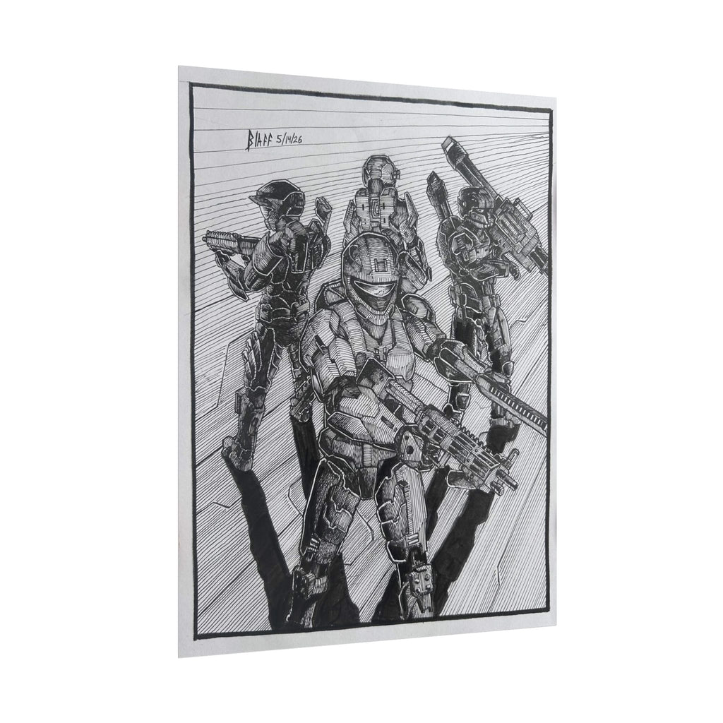 Halo 4 Spartan Squad Print