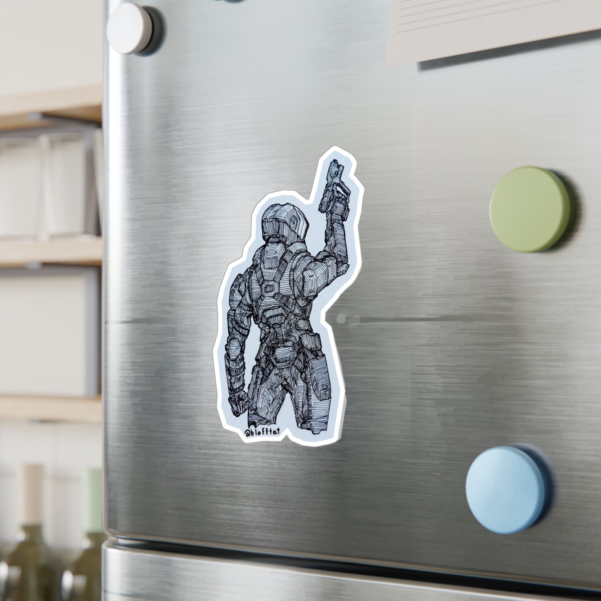 Halo Mirage Spartan Sticker