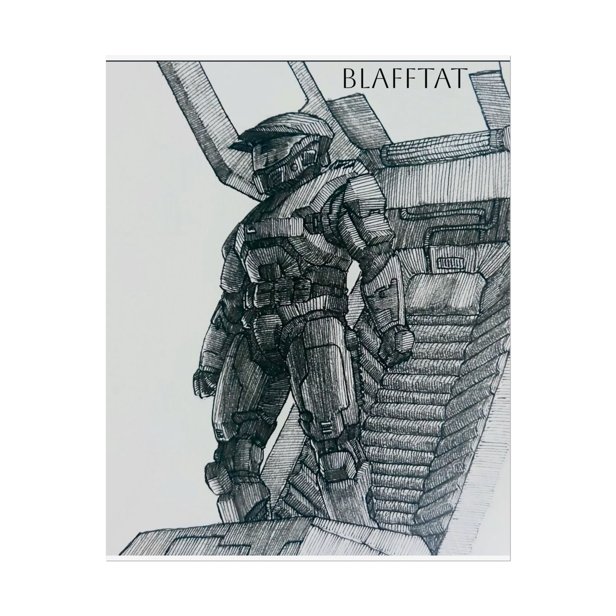 Halo Combat Evolved Master Chief Print