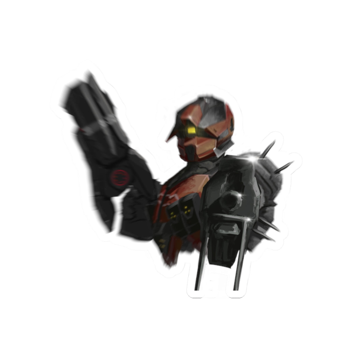 Halo Banished Spartan Sticker