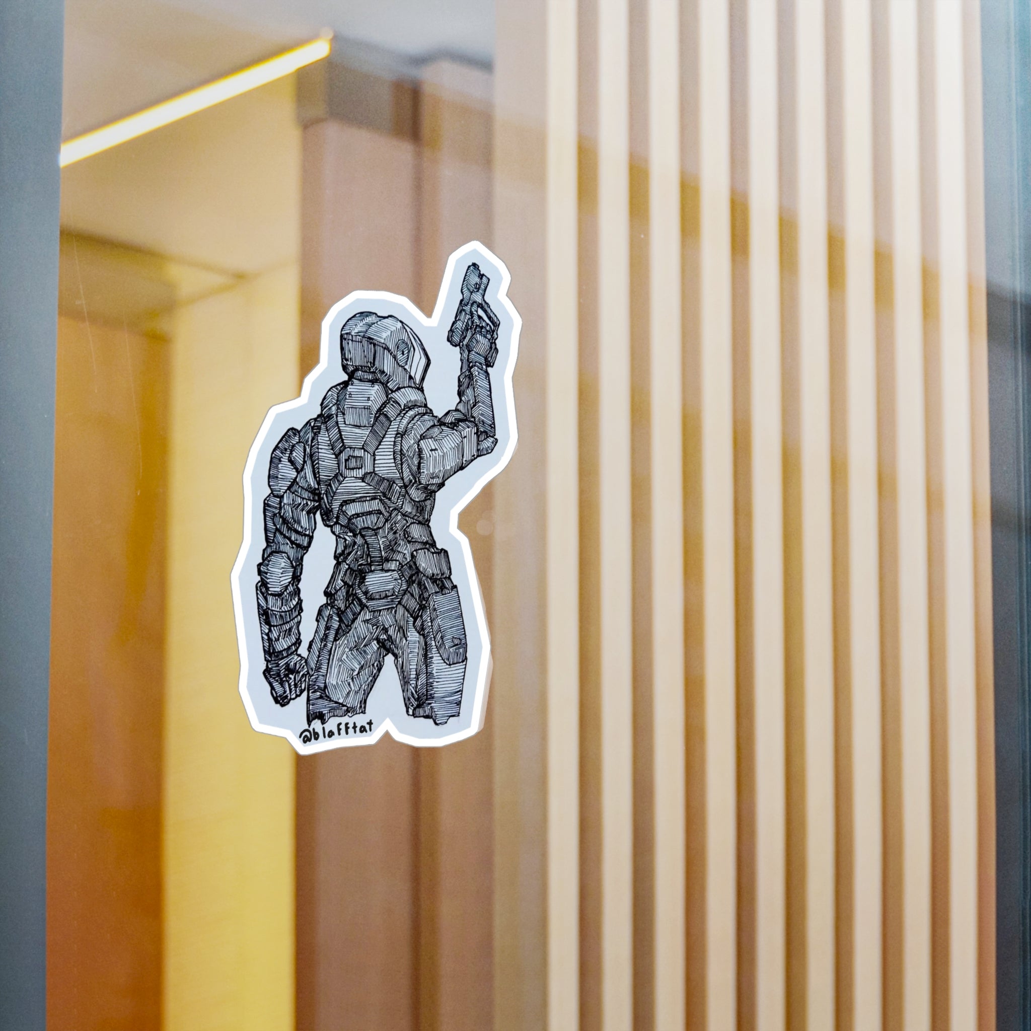 Halo Mirage Spartan Sticker