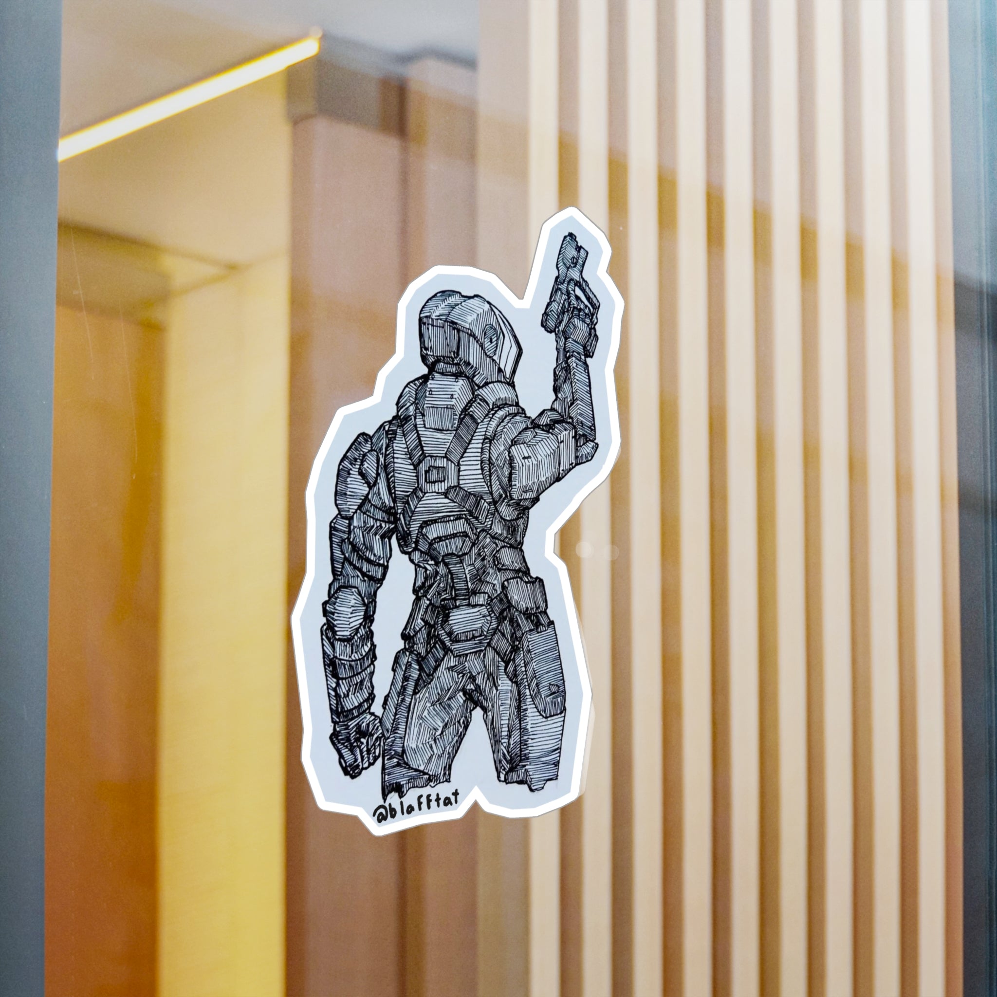 Halo Mirage Spartan Sticker