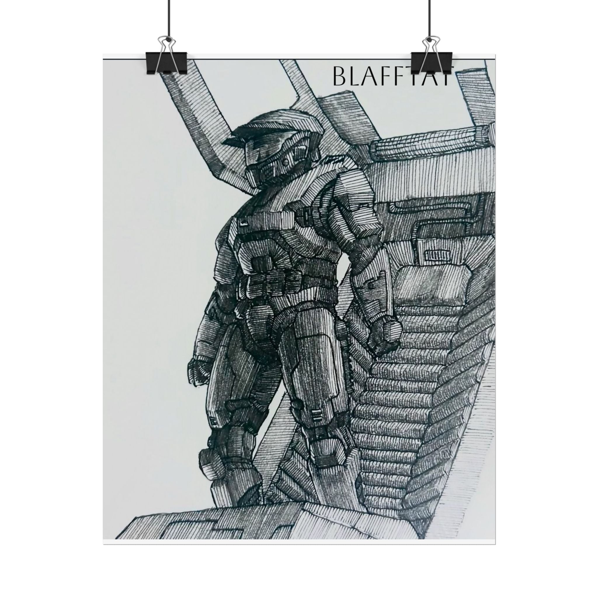 Halo Combat Evolved Master Chief Print