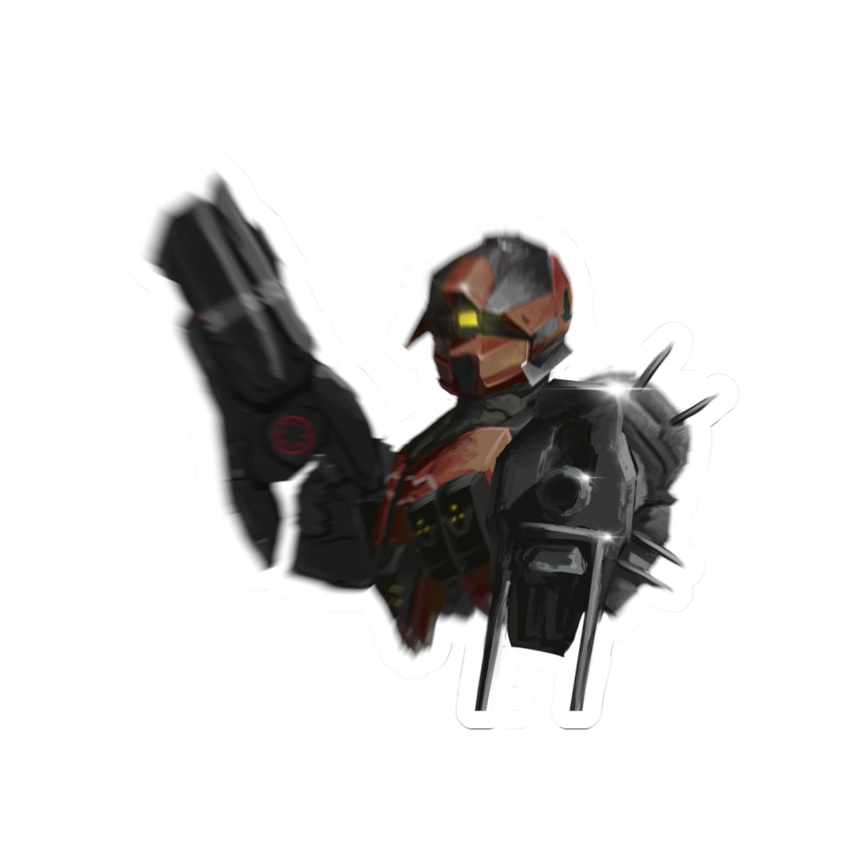 Halo Banished Spartan Sticker