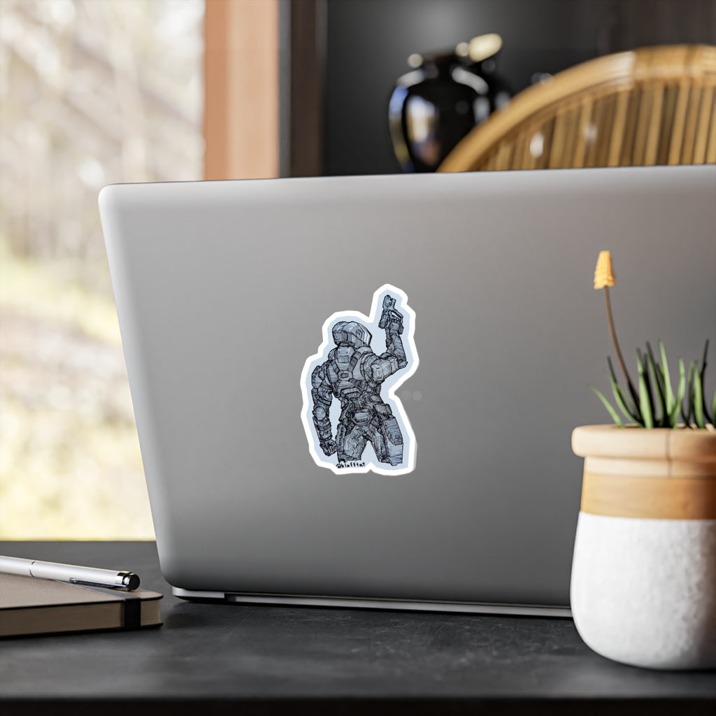 Halo Mirage Spartan Sticker